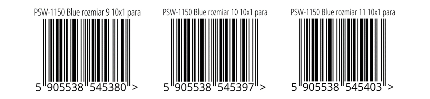 PSW-1150 Blue Rękawice spawalnicze do TIG, niebieski mankiet